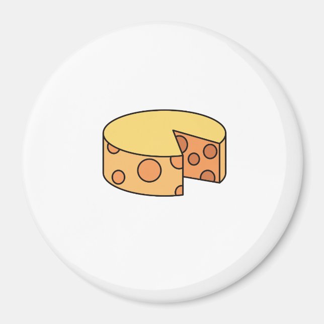 Imán rueda de queso (Frente)
