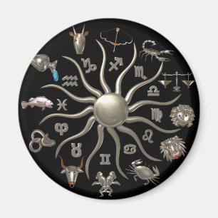 Imán Rueda del zodiaco de Valxart de la vida