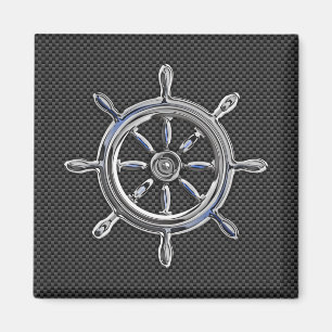 Imán Rueda en estilo de la fibra de carbono