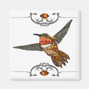 Imán Rufous Hummingbird