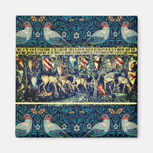 IMÁN RUG MEDIEVAL O TAPESTRÍA PARA DÓLARES METALIZADO 2