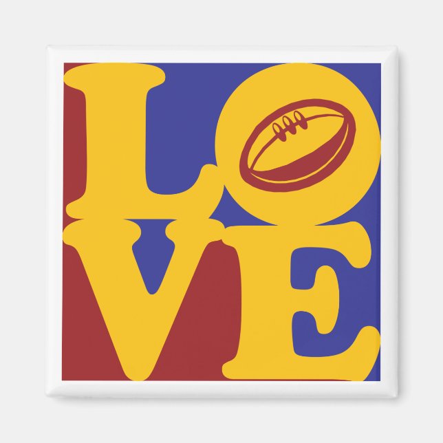 Imán Rugby Love (Frente)