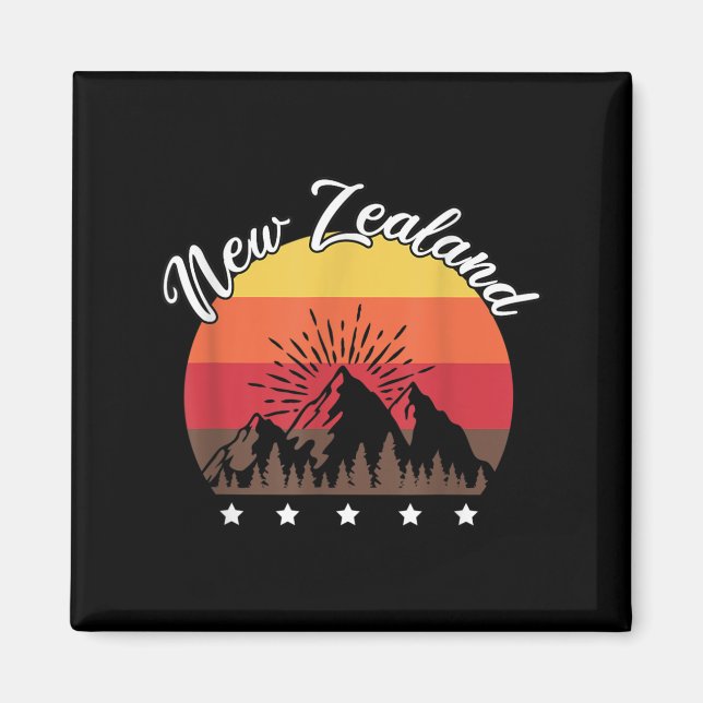 Imán Rugby Lover Kiwi Gift New Zealand  (Frente)