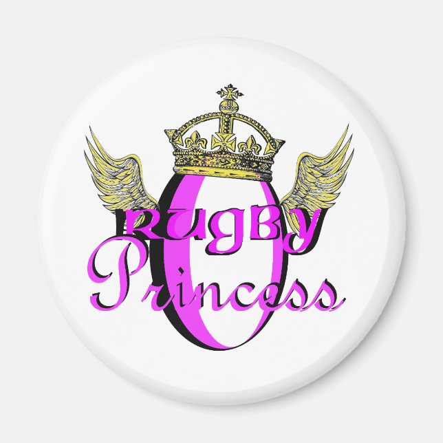 Imán rugby princess (Frente)