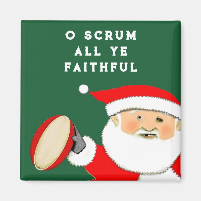 Imán Rugby Stocking Stuffers (Frente)