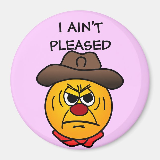 Imán Rugged Cowboy Grumpey (Frente)