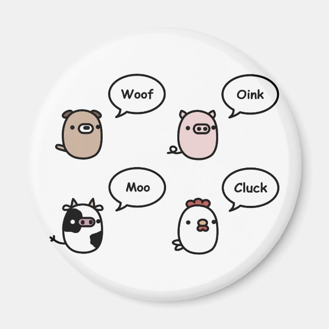 Imán Ruidos animales (Frente)