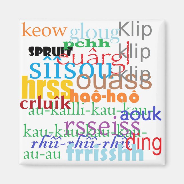 Imán Ruidos de la gama (Frente)