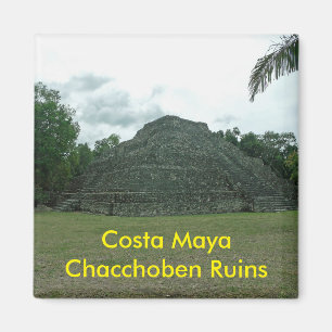 Imán Ruinas de Chacchoben del maya de la costa, Mexixo