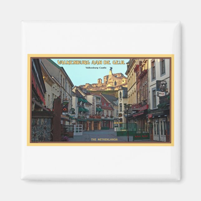 Imán Ruinas del castillo de Valkenburg (Frente)