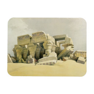 Imán Ruinas del templo de Kom Ombo, de "Egipto y de N