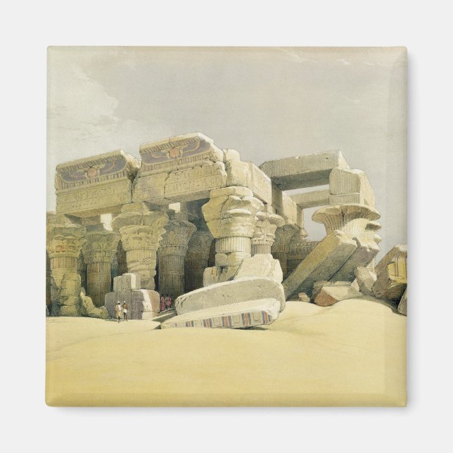 Imán Ruinas del Templo de Kom Ombo, de "Egipto y N (Frente)