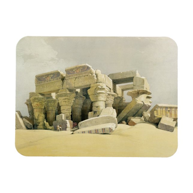 Imán Ruinas del Templo de Kom Ombo, de "Egipto y N (Horizontal)