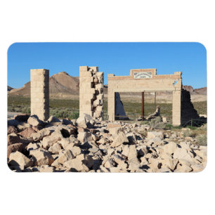 Imán Ruinas en Rhyolite Ghost Town, Nevada
