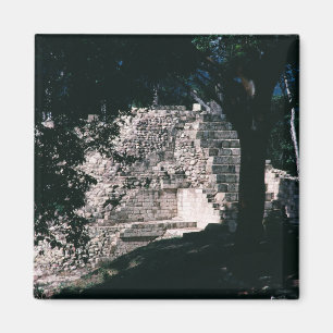 Imán Ruinas Mayas Ciudad Copán Honduras Foto Diseñada