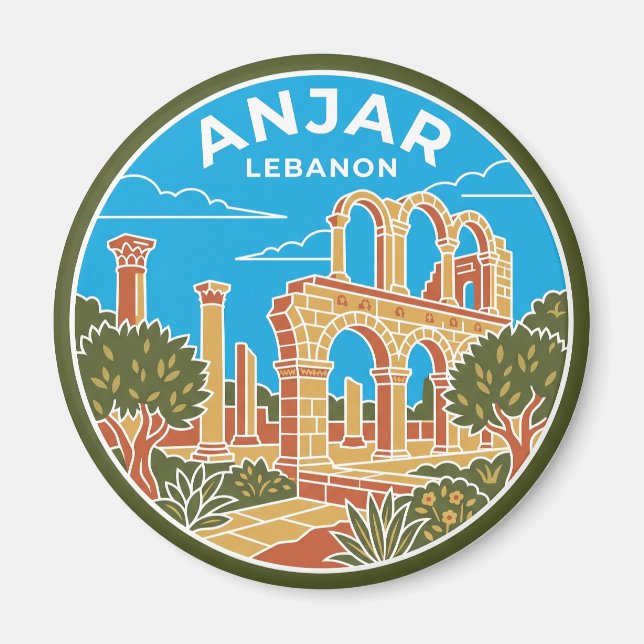 Imán Ruinas Omeyas de Anjar Líbano (Frente)