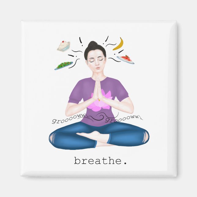 Imán rumbling stomach. breathe (Frente)