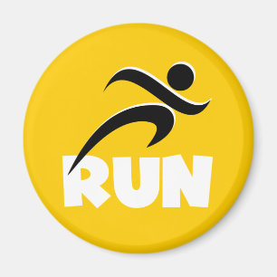 Imán RUN White