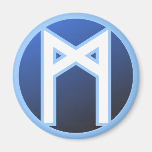 Imán Runa del hombre de Mannaz