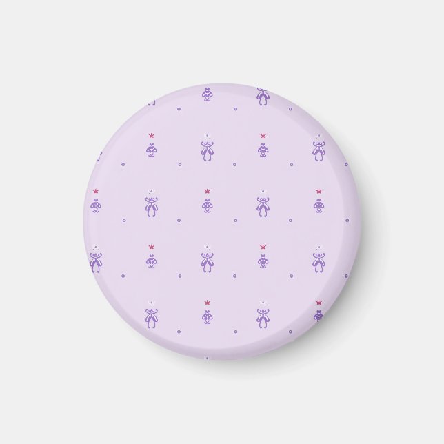 Imán Runas de Hada de Lavanda  (Frente)