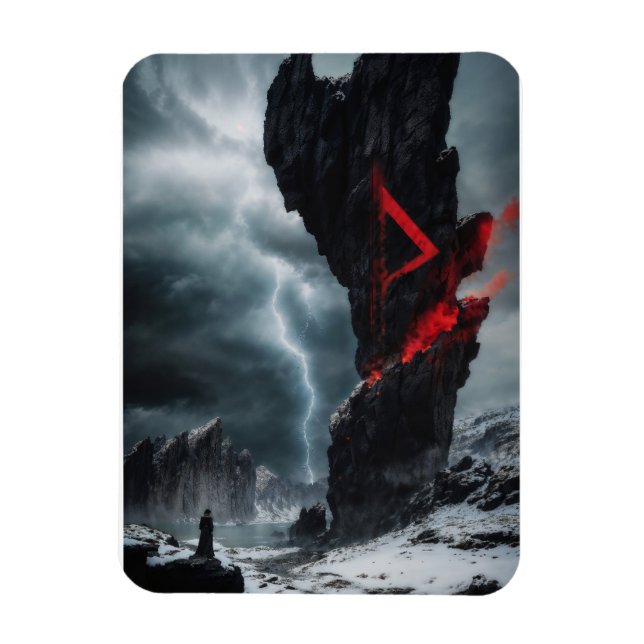 Imán Rune Thurisaz (Vertical)