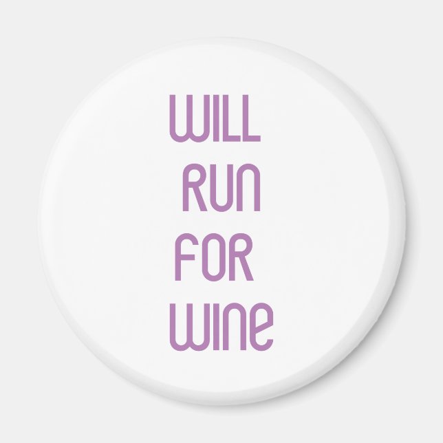 Imán RunnerChick Wine (Frente)