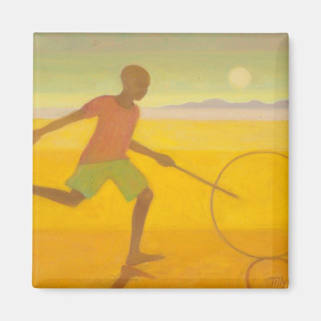 Imán Running Boy 2010 (Frente)