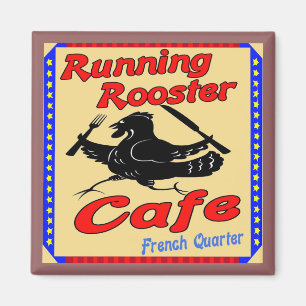 Imán Running Rooster Cafe S