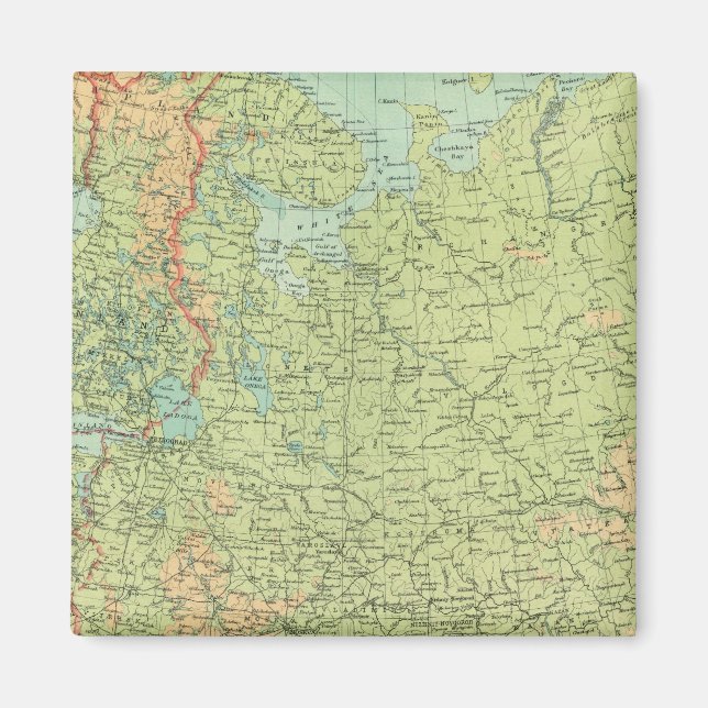 Imán Rusia del Norte y Finlandia (Frente)