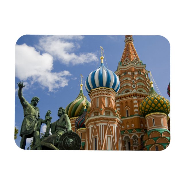 Imán Rusia, Moscú, Plaza Roja. St. Basil 3 (Horizontal)