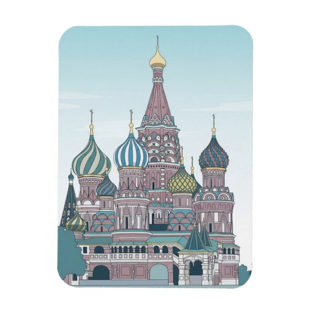 Imán Rusia Moscú Viajes (Vertical)