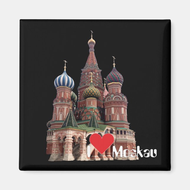 Imán Rusia - Moskau Magnet (Frente)
