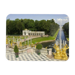 Imán Rusia. Petrodvorets. Palacio Peterhof. Pedro el