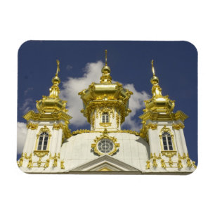 Imán Rusia. Petrodvorets. Palacio Peterhof. Pedro el 4