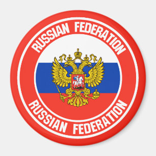 Imán Rusia rodea al Emblema