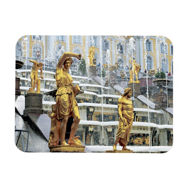 Imán Rusia, San Petersburgo, Peterhof, Samson y (Horizontal)