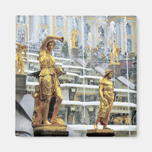 Imán Rusia, San Petersburgo, Peterhof, Sansón y