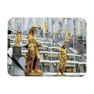 Imán Rusia, San Petersburgo, Peterhof, Sansón y