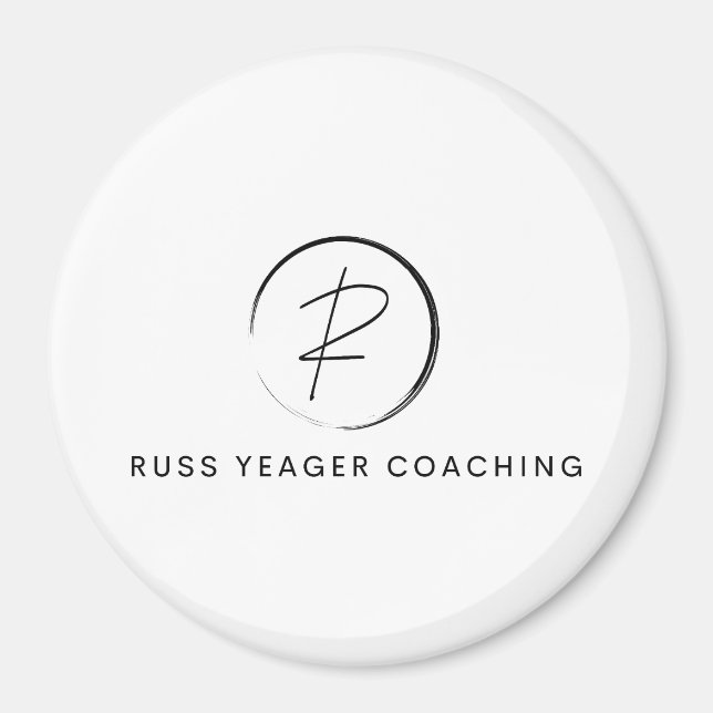 Imán Russ Yeager Coaching Signature Logo (Frente)