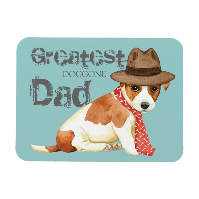 Imán Russell Terrier Dad (Horizontal)