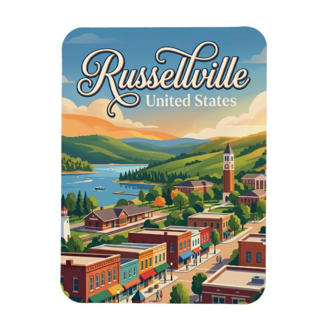 Imán Russellville, Arkansas Arkansas (Vertical)