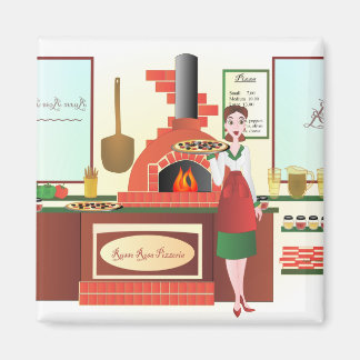 Imán Russo Rosa Pizzeria