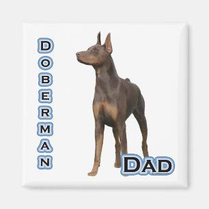 Imán Rust Doberman Dad 4 - Magnet