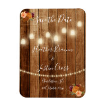 Rustic Barn Wood Save the Date