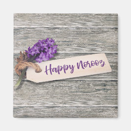 Imán Rustic Happy Norooz Hyacinth