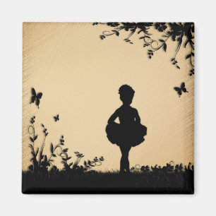 Imán Rustic Littlest Ballerina