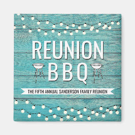 Imán Rústica anual de barbacoa de parrilladas de Reunió