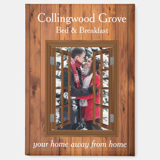 Imán Rústico Bed and Breakfast 🌿 Country Inn Guestbook (Anverso)
