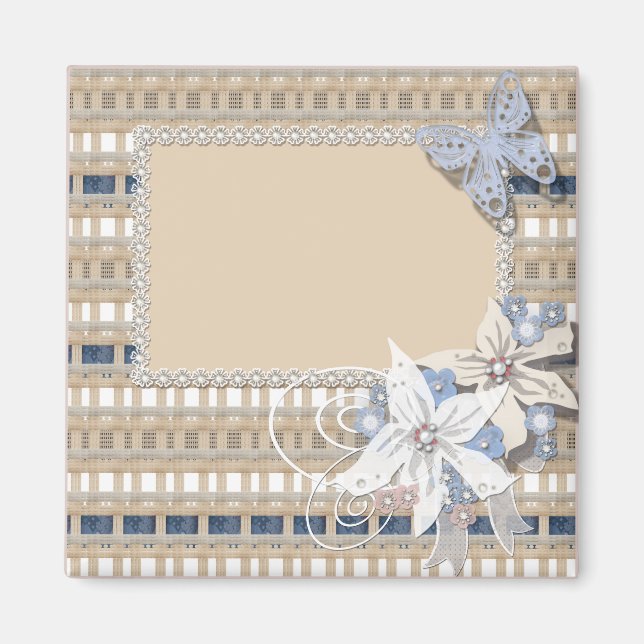 Imán Rústico, boda (Frente)