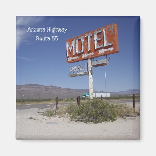 Imán Ruta 66 - Alcance de la autopista de Arizona (Frente)